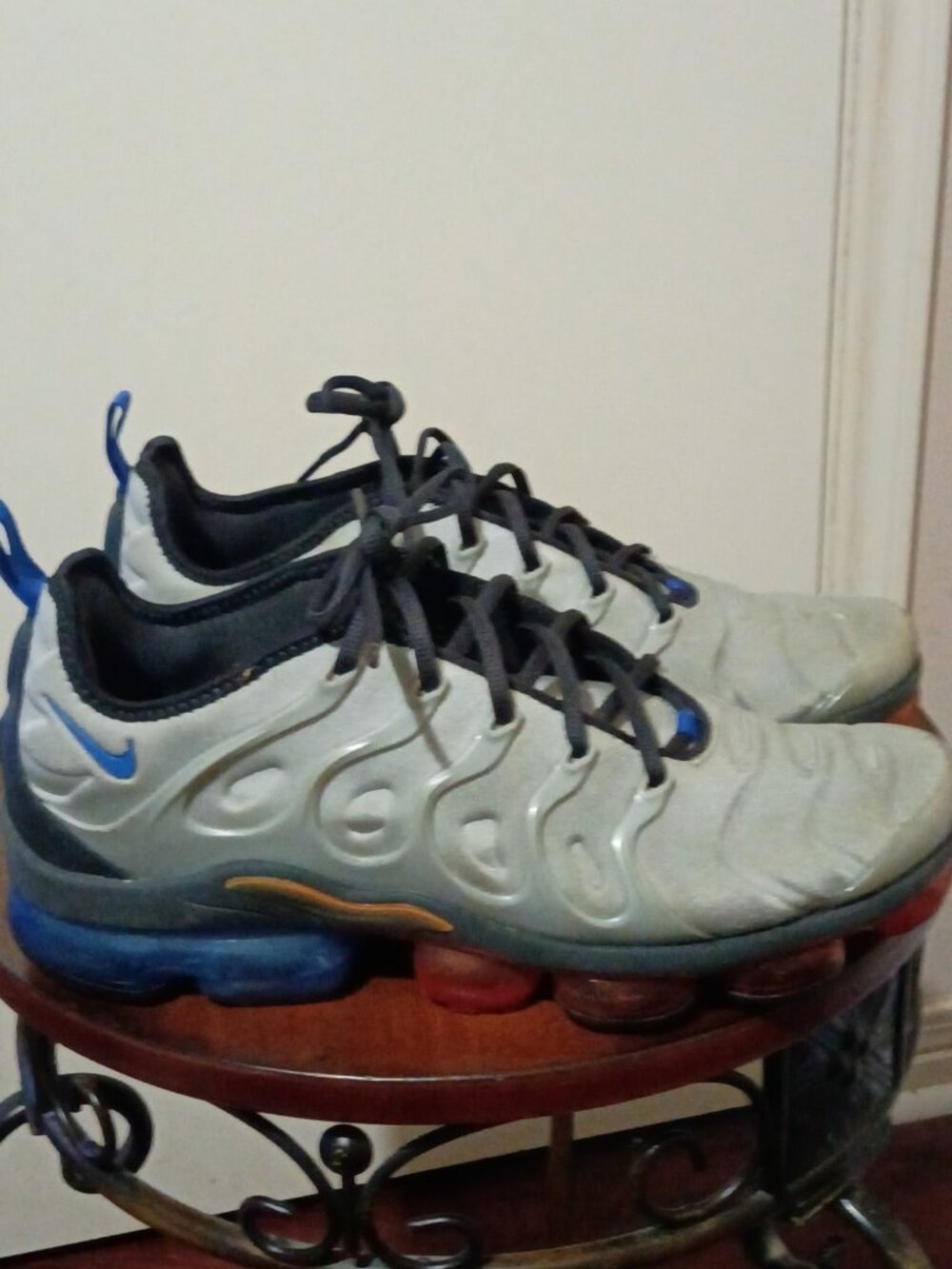 Nike Air VaporMax Plus in Metallic Silver/Hyper Royal CU9241-001 2019 Size 10.5